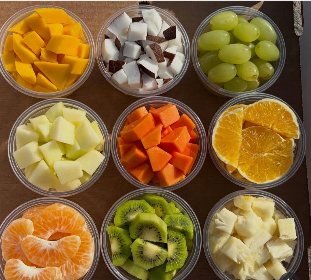 Smoothie and fruits